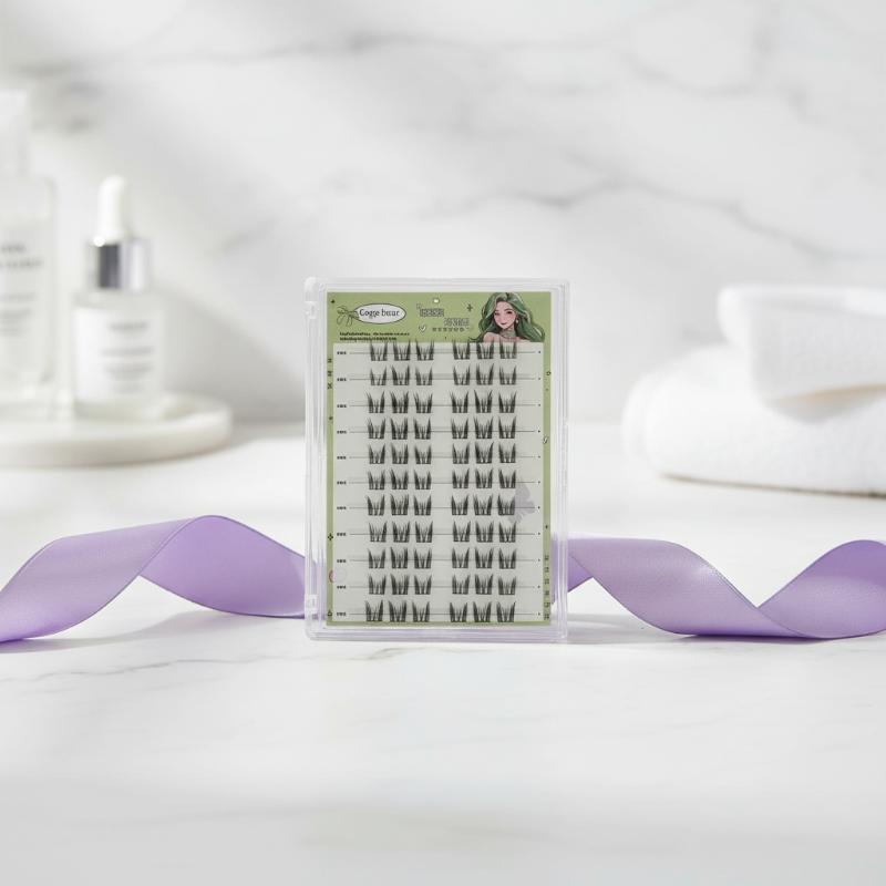 False Eyelashes Natural - Valse wimpers zonder lijm Eenvoudige aanbrenging