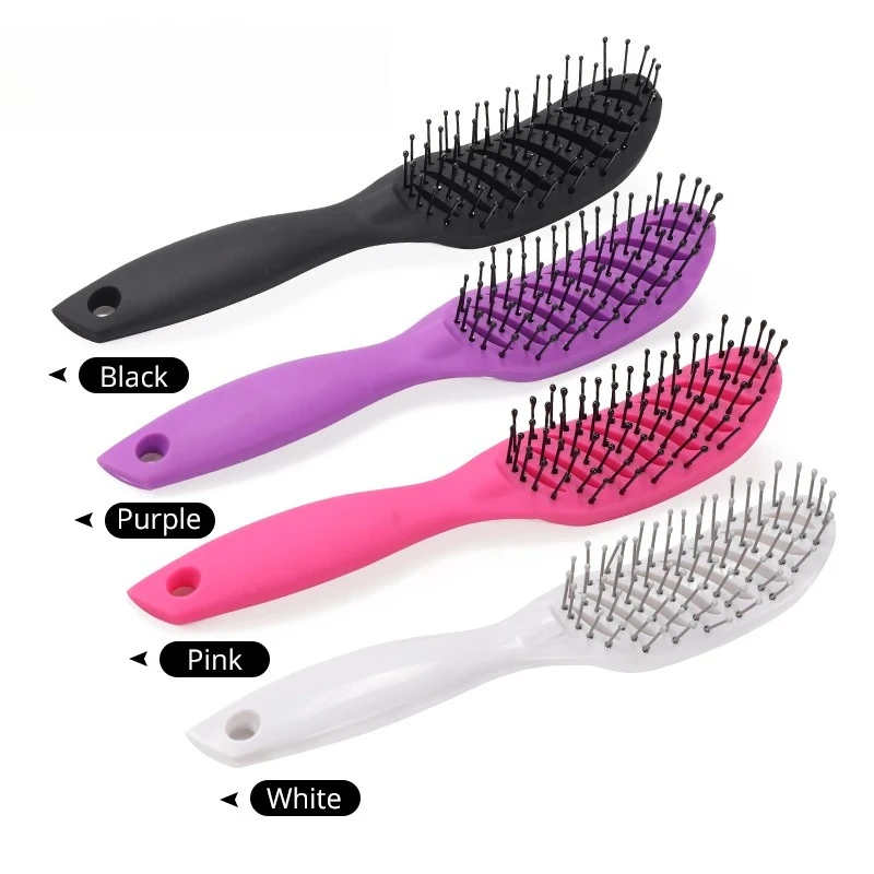 Hair Scalp Massager - Antistatische krulhaarstylingborstel, hoofdhuidmassageborstel, ontklitterborstel, föhnborstel, salon