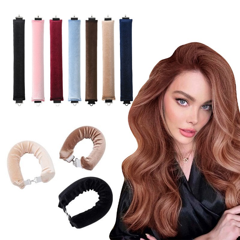Hair Curling Wand - Hitteloze krulspelden, krulstaaf hoofdband, geen warmte