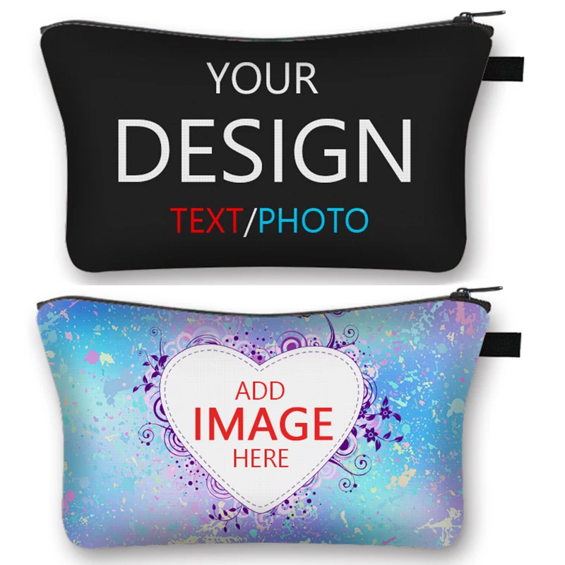 Beauty Makeup Images - Custom Foto Logo Cosmetische Case Gepersonaliseerde