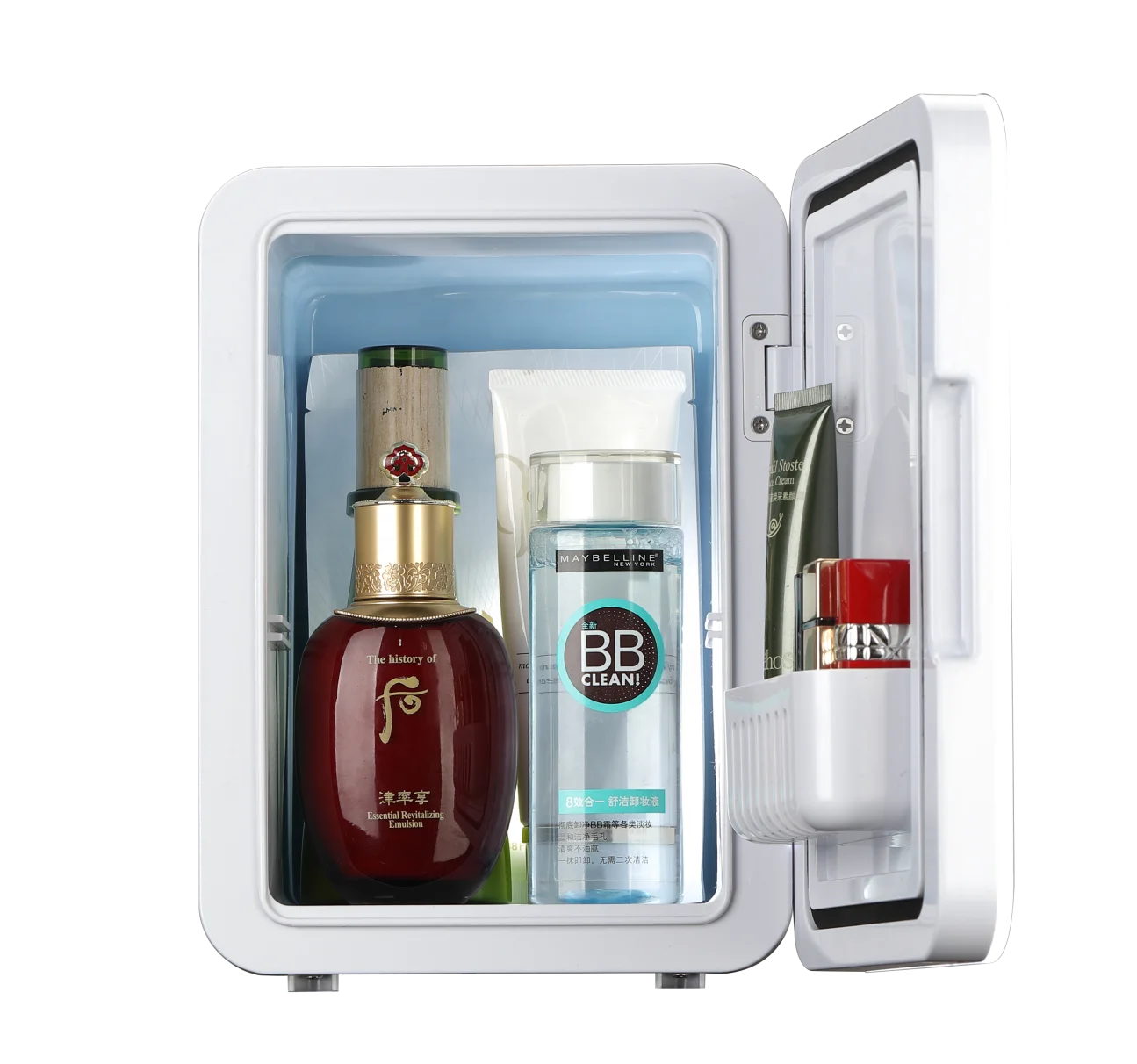 Beauty Makeup Fridge - Mini-schoonheidskoelkast van 4 liter met LED-spiegel