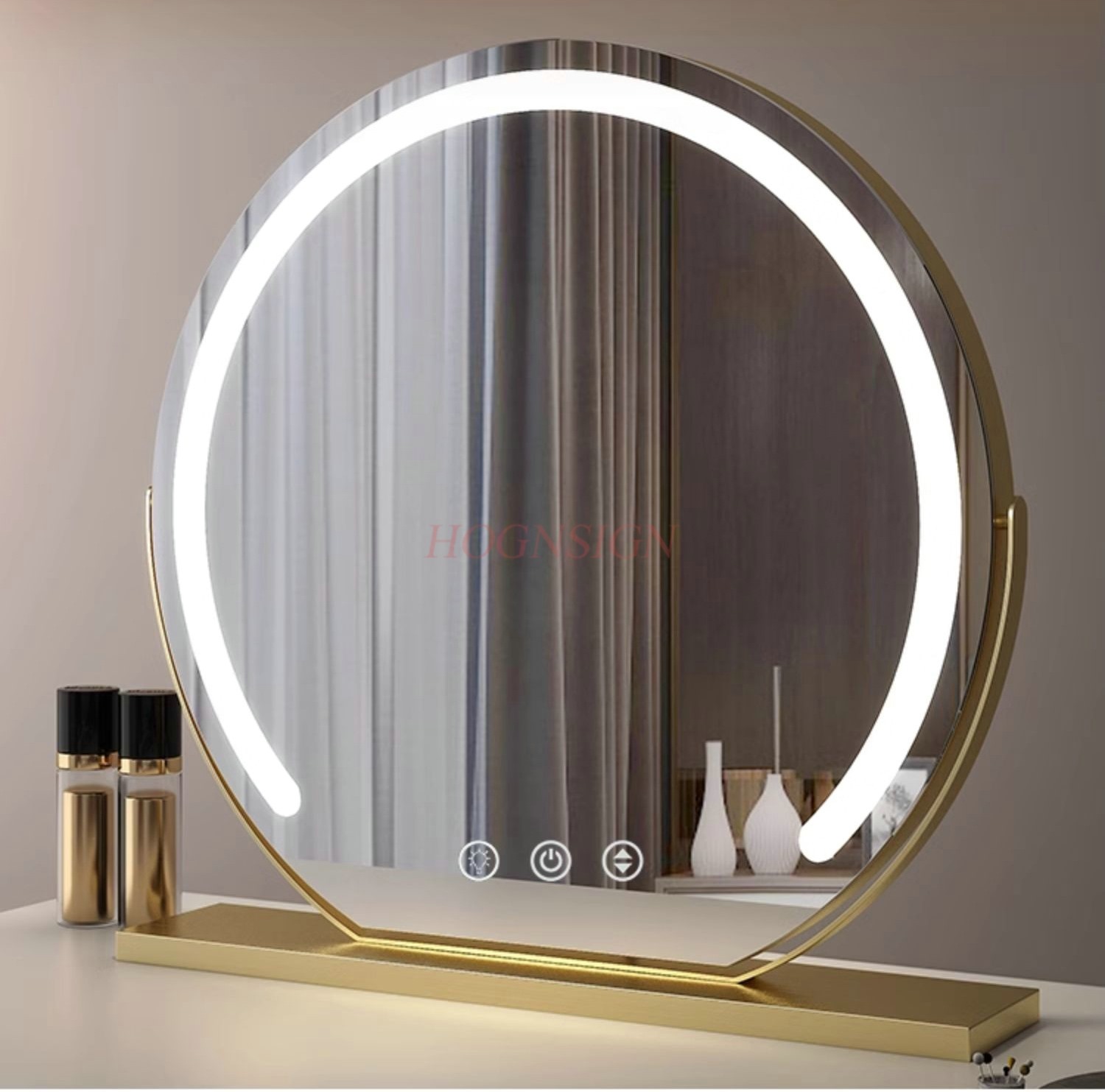 Makeup Master Beauty Salon - LED-make-upspiegel met lamp, intelligente bureau-spiegel, luxe
