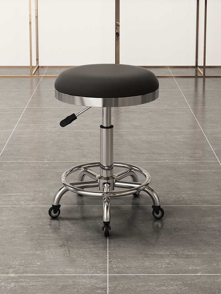 Grote werkstoel, ronde stoel,  - Makeup Master Beauty Salon recensie en prijs