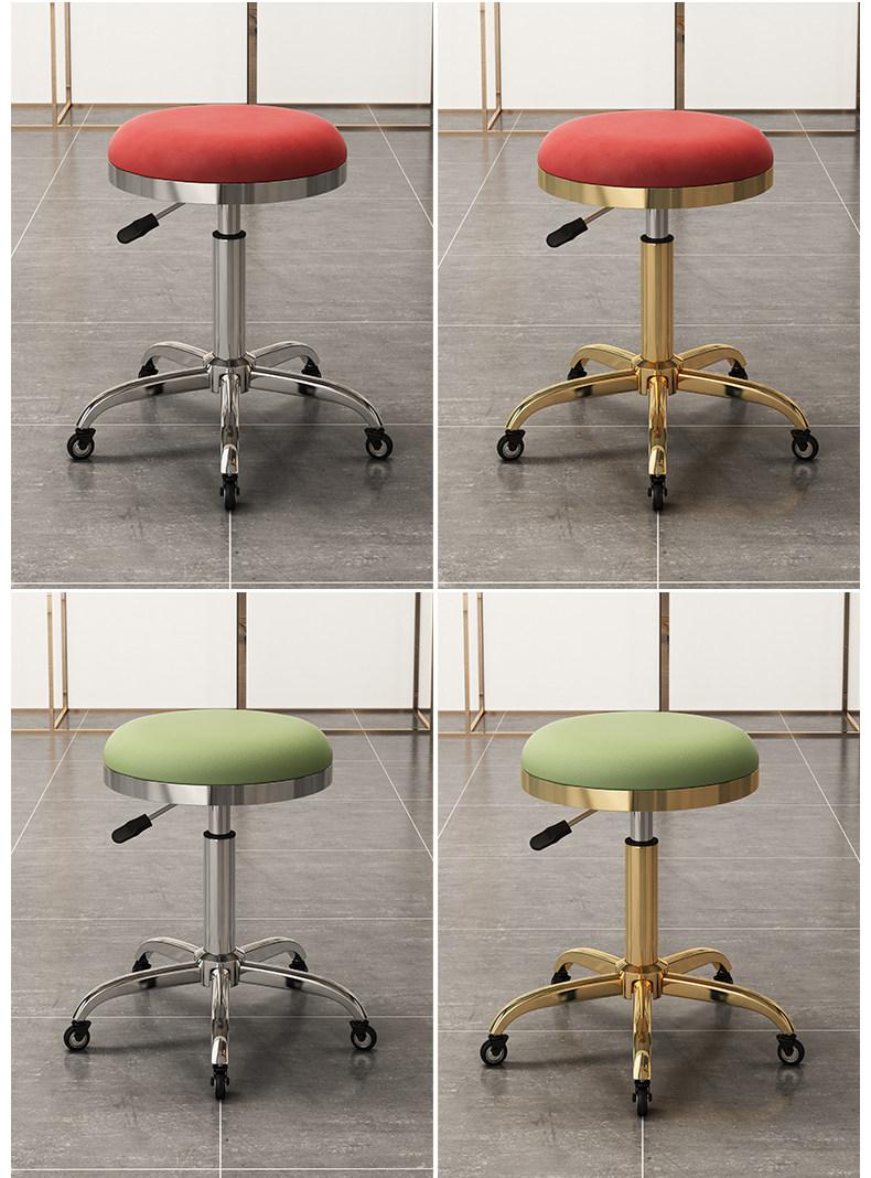 Grote werkstoel, ronde stoel,  - Makeup Master Beauty Salon recensie en prijs