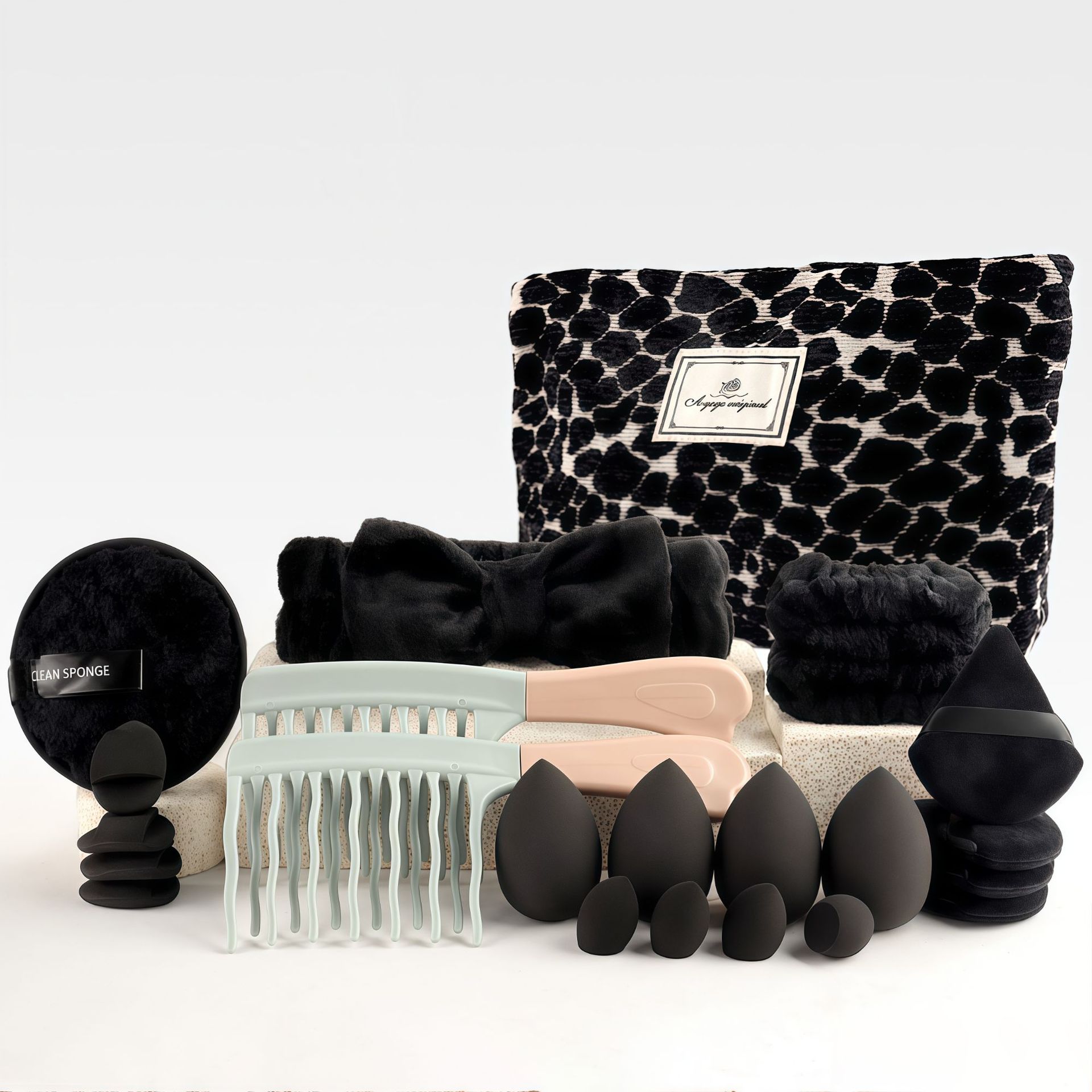 Make-up kwastenset, chique geu - Makeup Brush Set recensie en prijs