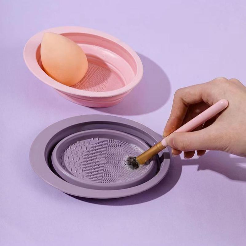 Opvouwbare poederdons Reinigin - Makeup Brush Set recensie en prijs