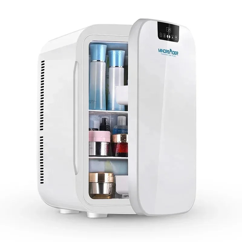 Glazen deur afwerking koelkast - Beauty Makeup Fridge recensie en prijs