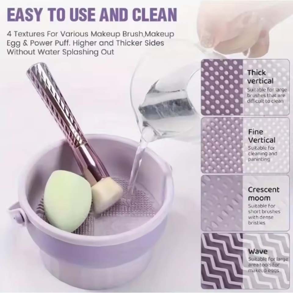 Reinigingskom voor make-upbors - Makeup Brush Set recensie en prijs