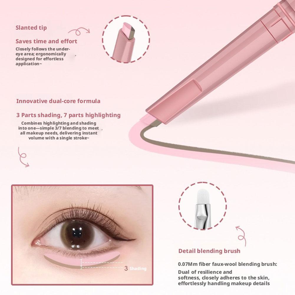 Tweekleurige Aegyo Sal Stick 1 - Makeup Brush Set recensie en prijs