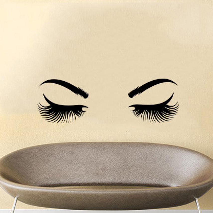Ogen Muursticker Vinyl Sticker - Makeup Master Beauty Salon recensie en prijs